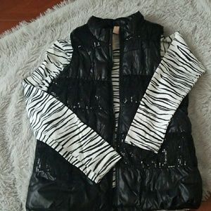 Shirt puffer vest combo